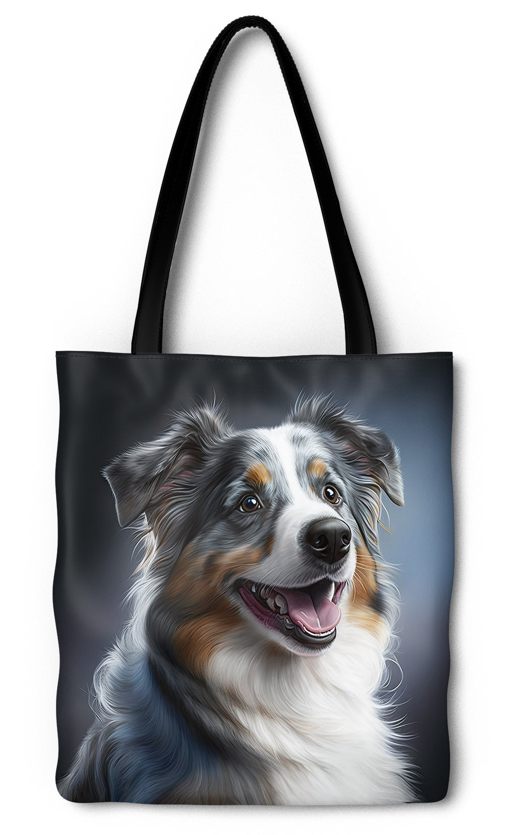 Blue Merle Australian Shepherd Tote Bag