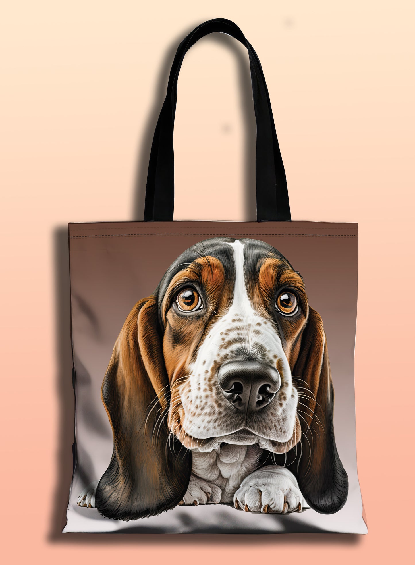 Basset Hound Tote Bag
