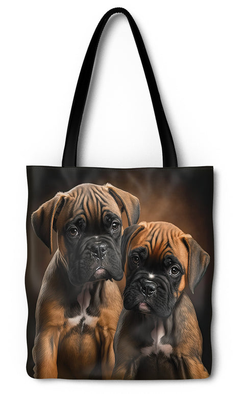 Boxer Puppies Tote Bag