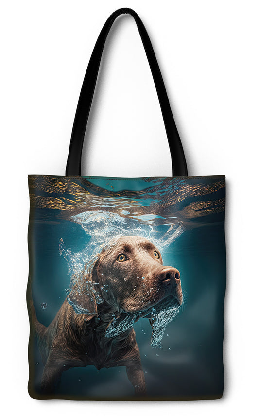 Chesapeake Bay Retriever Under Water Tote Bag