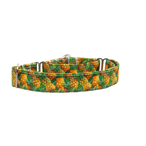 Pineapples Satin Martingale Collar