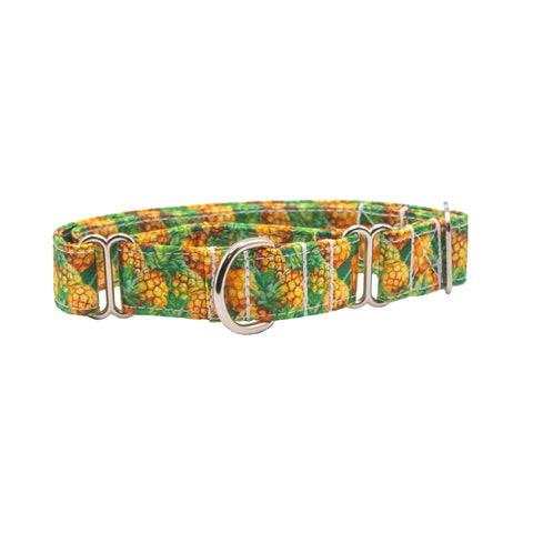 Pineapples Satin Martingale Collar