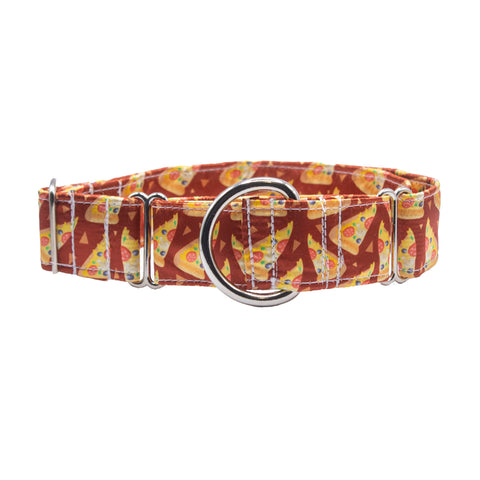 Pizza Slices Satin Martingale Collar