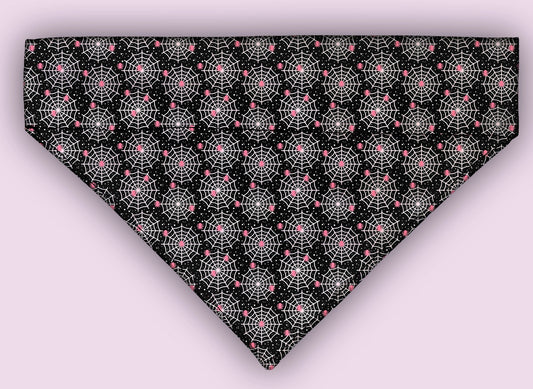 Spider Web  Over The Collar Bandana 5 Sizes