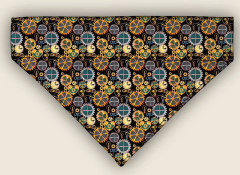 Steampunk Over The Collar Bandana 5 Sizes