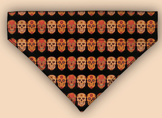 Sugar Skulls Over The Collar Bandana 5 Sizes