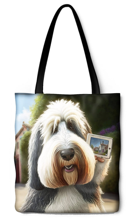 Bearded Collie Tote Bag