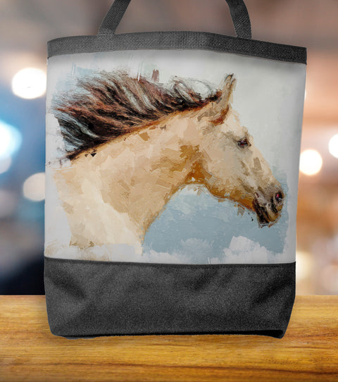 Quarter Horse Tote Bag With Image on Both Sides